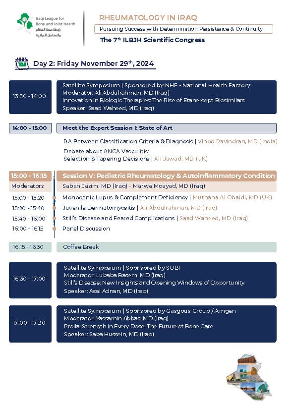 Scientific Program for the 7th ILBJH Conference is here!