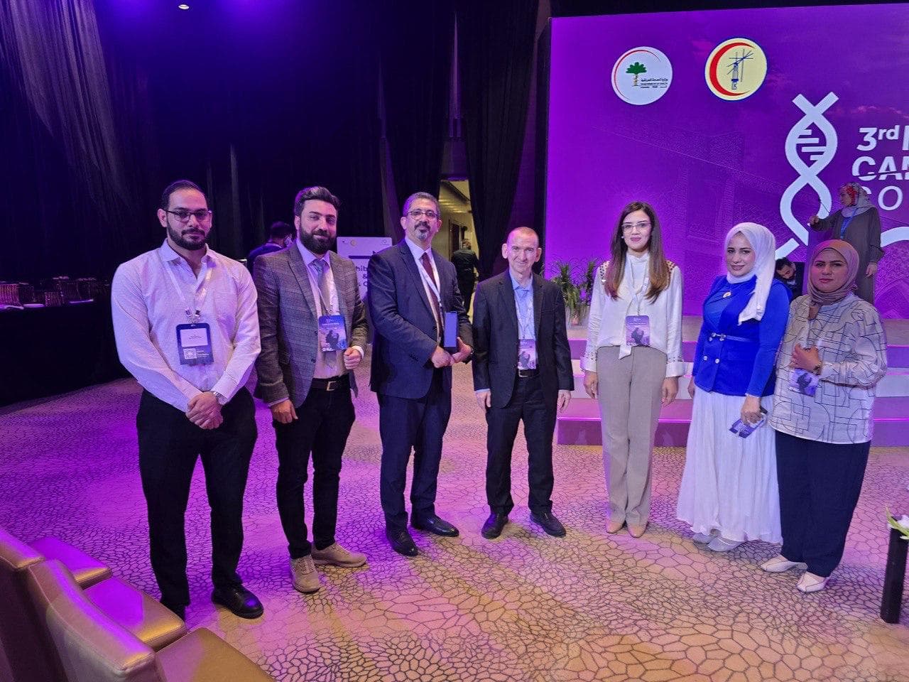 A scientific session for the Iraqi League for Bone and Joint Health at the Iraqi Cancer Board Conference on October 3, 2025.